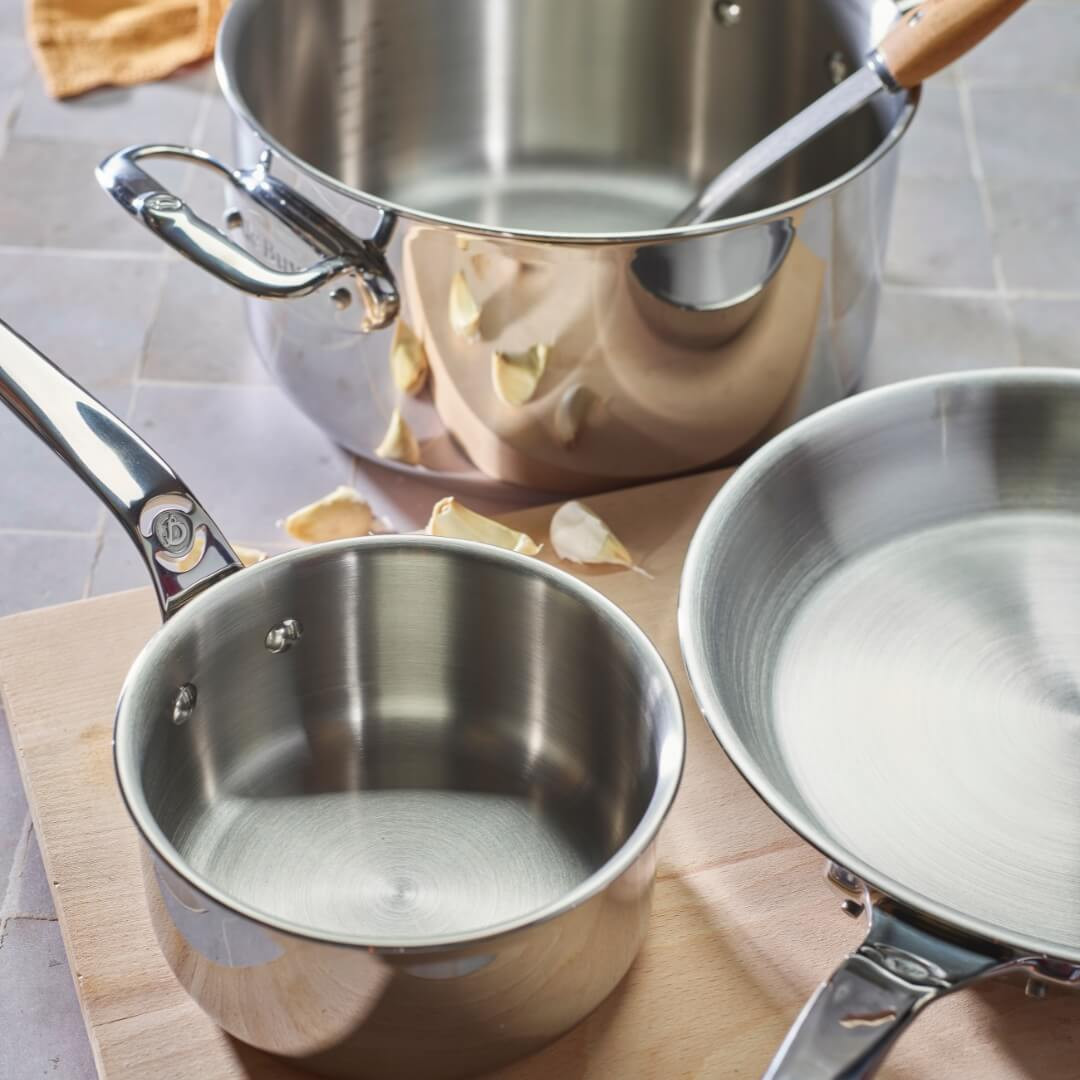 Stainless steel saucepan with lid AFFINITY Ø18cm