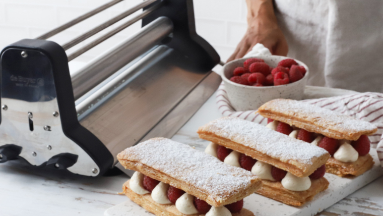 Raspberry millefeuille