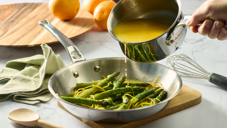 Asperges au beurre d'orange