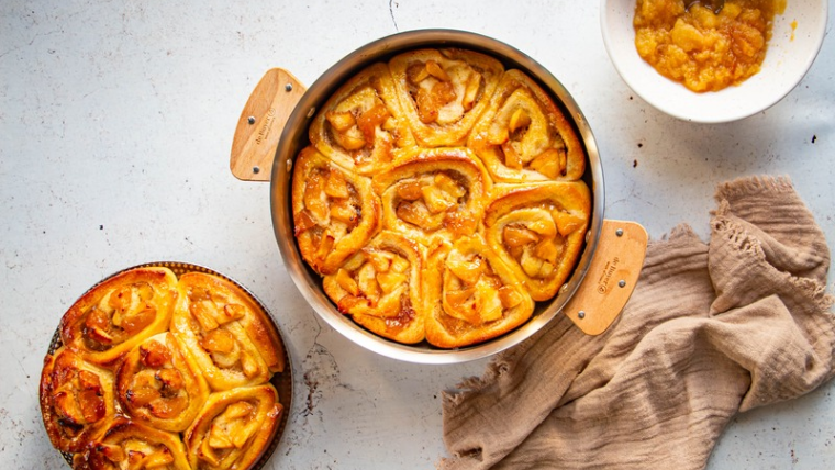 Cinamonn rolls aux pommes