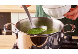Leek velouté soup